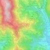 Mappa topografica Blello, altitudine, rilievo