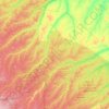 Mappa topografica Feijó, altitudine, rilievo