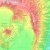 Mappa topografica Latera, altitudine, rilievo