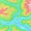 Mappa topografica Vipiteno, altitudine, rilievo