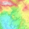 Mappa topografica Pietraroja, altitudine, rilievo