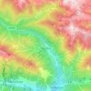 Mappa topografica Rigolato, altitudine, rilievo