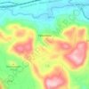 Mappa topografica Falvaterra, altitudine, rilievo