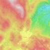 Mappa topografica Delnice, altitudine, rilievo