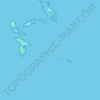 Mappa topografica Farne-Inseln, altitudine, rilievo