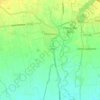 Mappa topografica Mozzanica, altitudine, rilievo