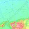 Mappa topografica Gadarwara Tahsil, altitudine, rilievo