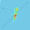 Mappa topografica Ilha do Campeche, altitudine, rilievo