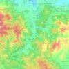 Mappa topografica Bucine, altitudine, rilievo