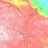 Mappa topografica Locorotondo, altitudine, rilievo