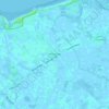 Mappa topografica Nieuwvliet, altitudine, rilievo