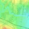 Mappa topografica Deanside, altitudine, rilievo