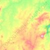 Mappa topografica Salisbury Plains, altitudine, rilievo