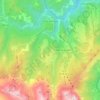Mappa topografica Fano Adriano, altitudine, rilievo