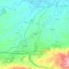 Mappa topografica el Palomar, altitudine, rilievo