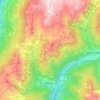Mappa topografica Monno, altitudine, rilievo