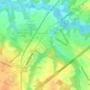 Mappa topografica Swedesboro, altitudine, rilievo