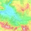 Mappa topografica Pamukkale, altitudine, rilievo