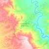 Mappa topografica Cedar Bench Wilderness, altitudine, rilievo