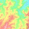Mappa topografica Maidenwell, altitudine, rilievo