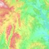 Mappa topografica Aínsa-Sobrarbe, altitudine, rilievo