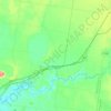 Mappa topografica Garvoc, altitudine, rilievo