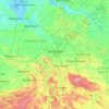 Mappa topografica Mittellandkanal, altitudine, rilievo