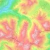 Mappa topografica Bramans, altitudine, rilievo