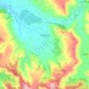 Mappa topografica Amaseno, altitudine, rilievo