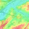 Mappa topografica Connerré, altitudine, rilievo