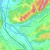 Mappa topografica Vignole Borbera, altitudine, rilievo