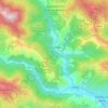 Mappa topografica Zuccarello, altitudine, rilievo