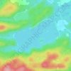 Mappa topografica Raglan White Lake, altitudine, rilievo