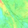 Mappa topografica Melpignano, altitudine, rilievo