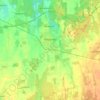 Mappa topografica Nagykálló, altitudine, rilievo