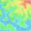 Mappa topografica Riverview, altitudine, rilievo