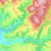 Mappa topografica Casaprota, altitudine, rilievo