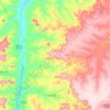 Mappa topografica Eliseu Martins, altitudine, rilievo