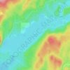 Mappa topografica Swalwell Lake, altitudine, rilievo