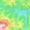 Mappa topografica San Martino d'Agri, altitudine, rilievo