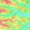 Mappa topografica Burgebrach, altitudine, rilievo