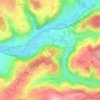 Mappa topografica Marlach, altitudine, rilievo