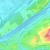 Mappa topografica Rotsee, altitudine, rilievo