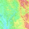 Mappa topografica Asciano, altitudine, rilievo