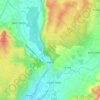 Mappa topografica Vogüé, altitudine, rilievo