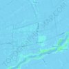 Mappa topografica Bergambacht, altitudine, rilievo