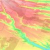 Mappa topografica Carpen, altitudine, rilievo