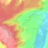 Mappa topografica Wailly, altitudine, rilievo