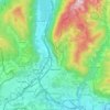 Mappa topografica Mendrisio, altitudine, rilievo