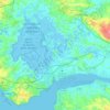 Mappa topografica Loire-Atlantique, altitudine, rilievo